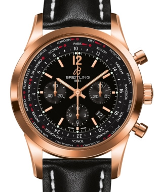 Breitling Transocean Men's Chronograph Unitime Red Gold Pilot RB0510U5 / BC39 / 441X / R20BA.1 watches perfect